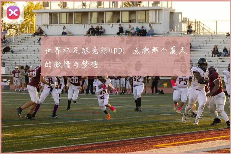 世界杯足球竞彩app：点燃那个夏天的激情与梦想